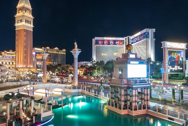 Las Vegas Strip at night